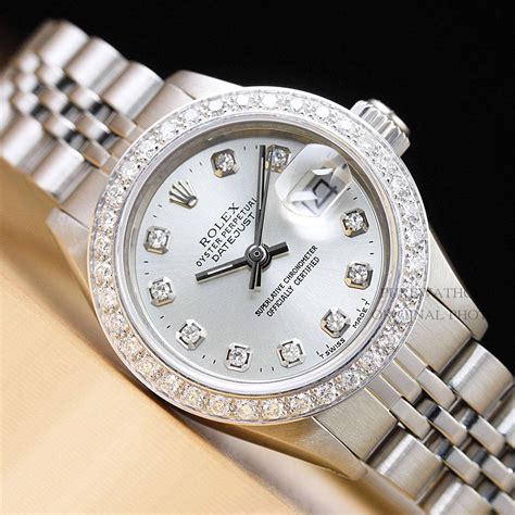 silver womens rolex